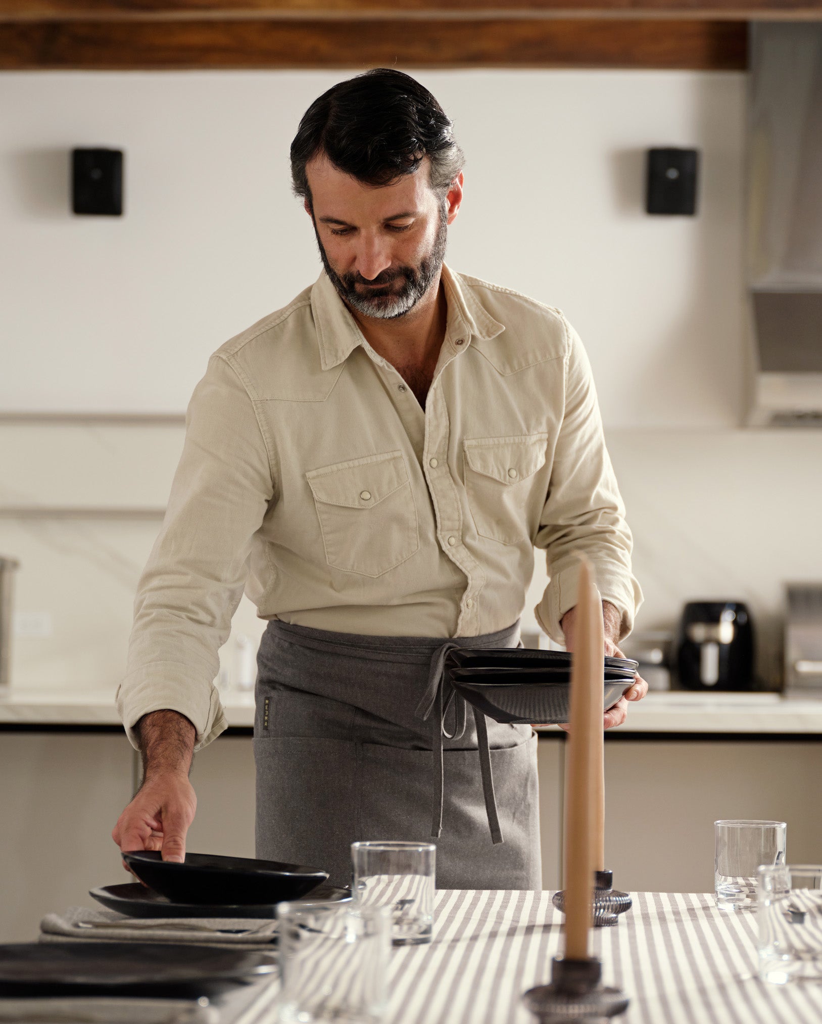 Bistro Apron with Pockets