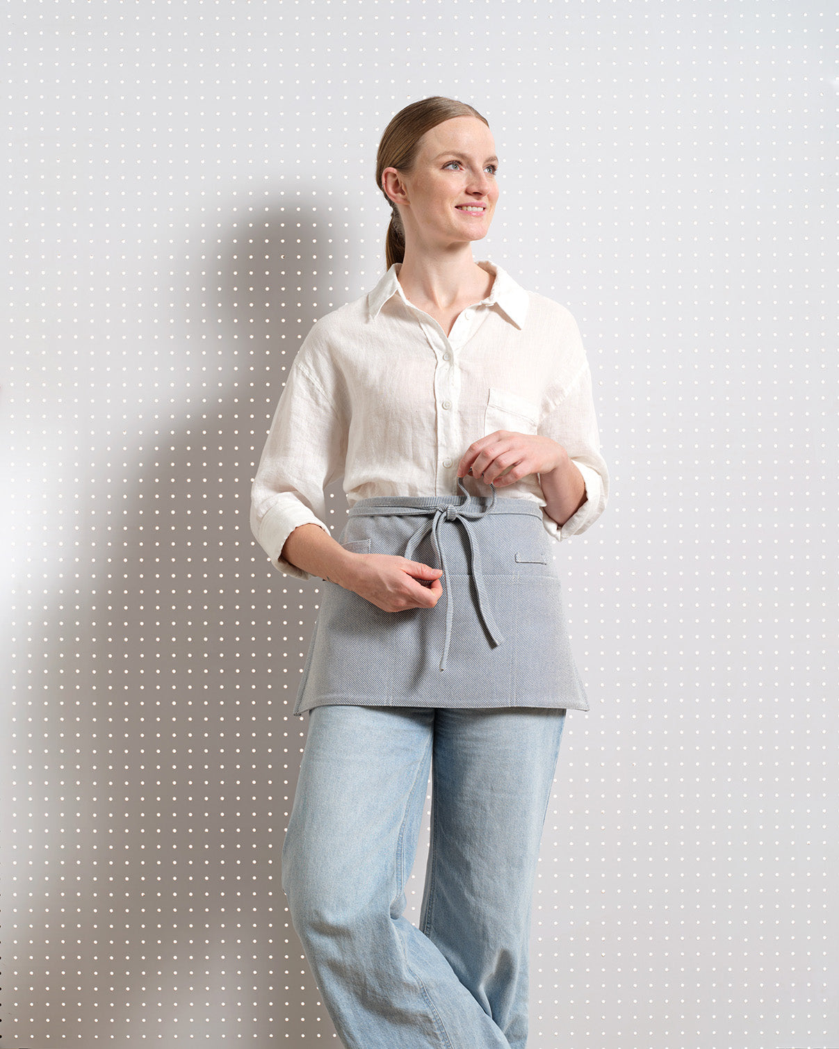 heavy Duty waist apron blue