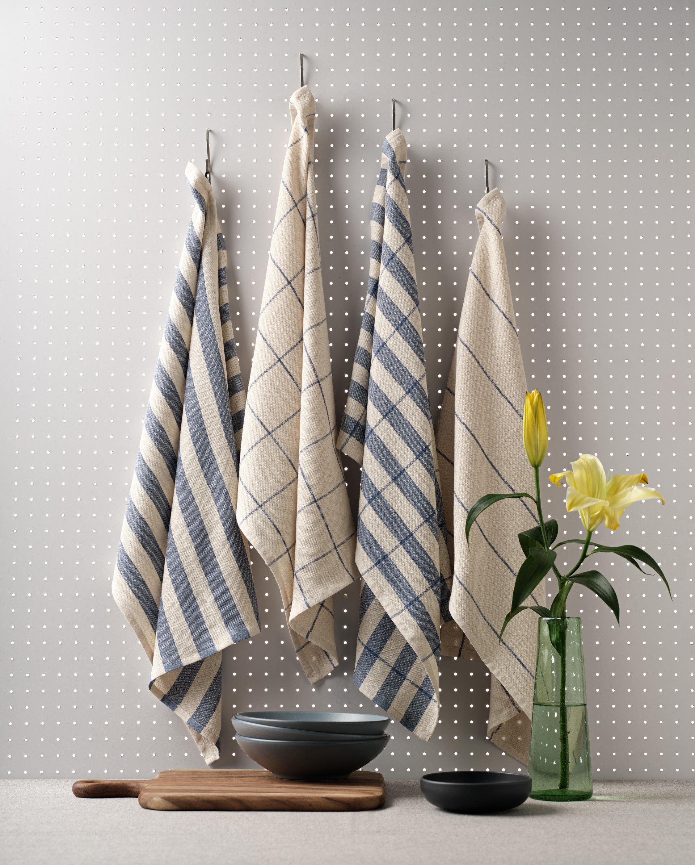 Cotton Kitchen Towels, Set of 4