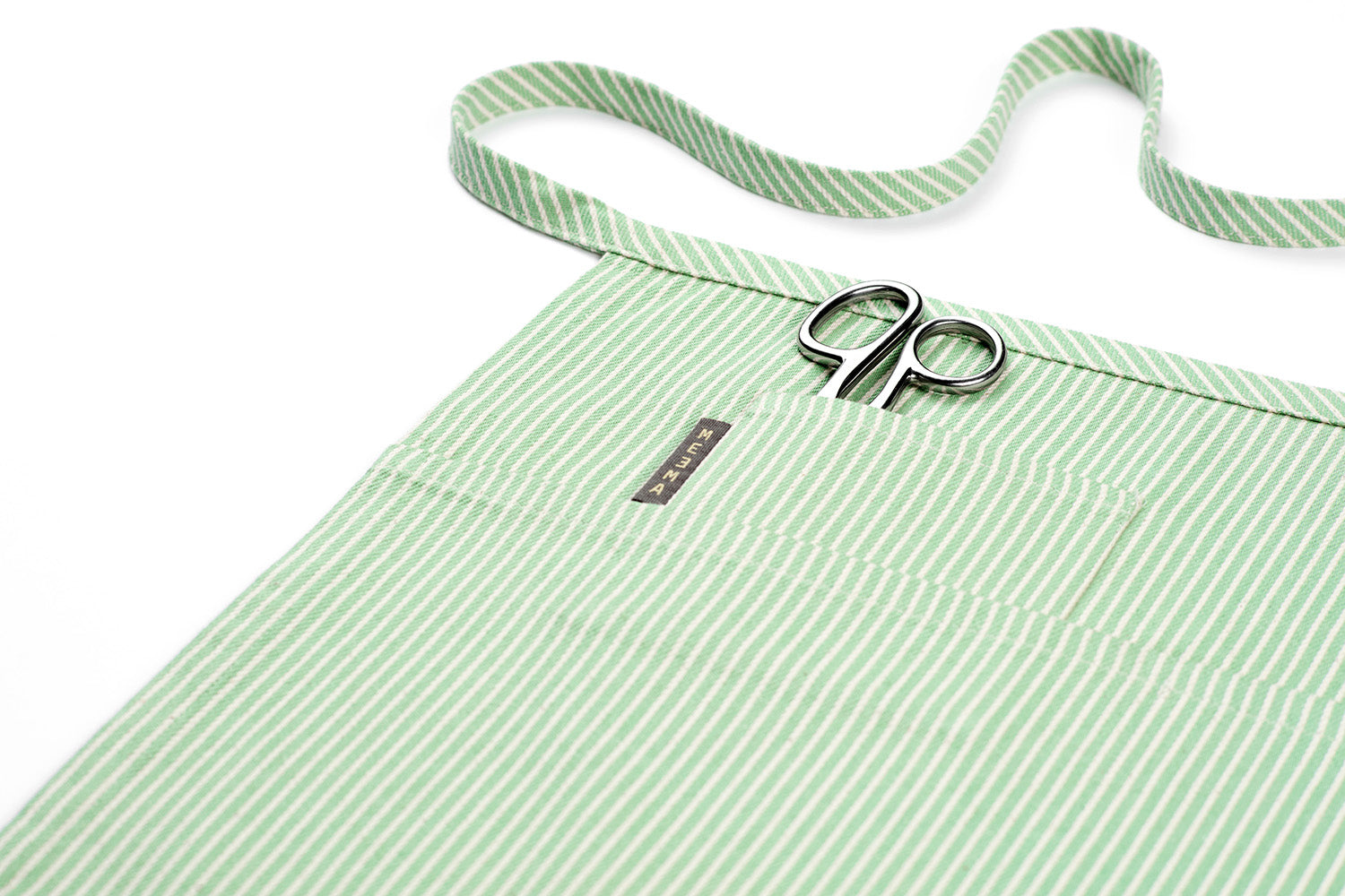 Bistro Apron with pockets sage green