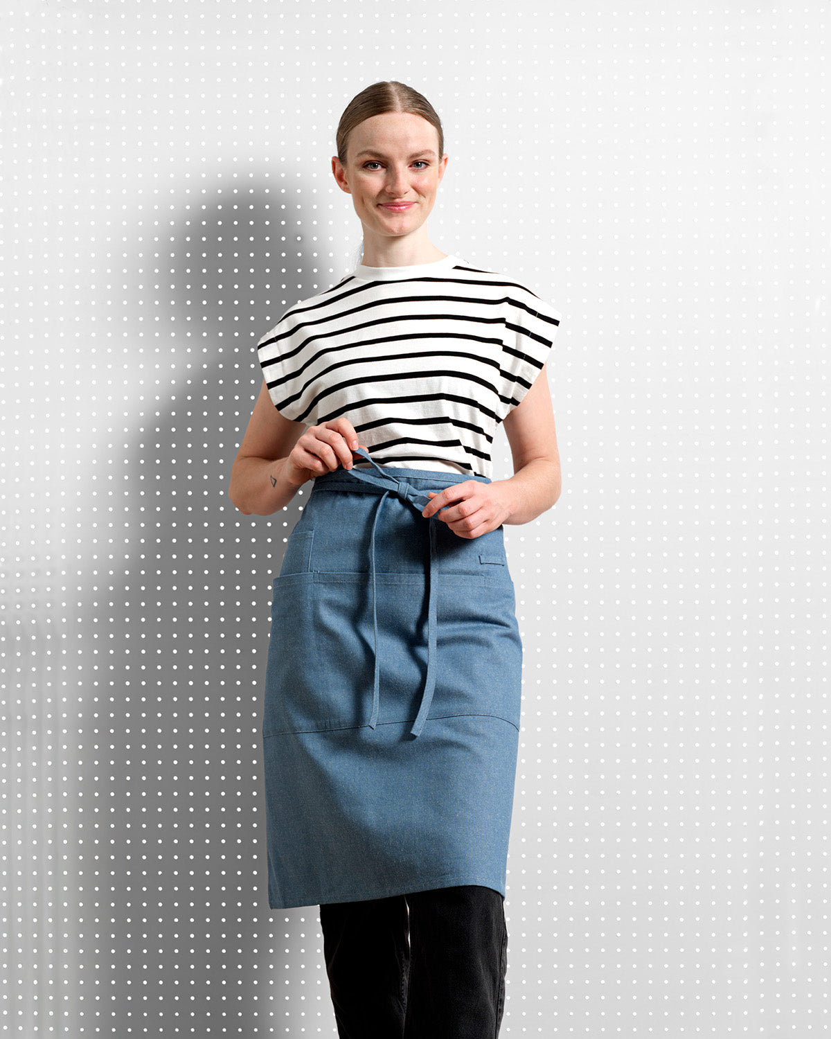 Long waist Apron with pockets