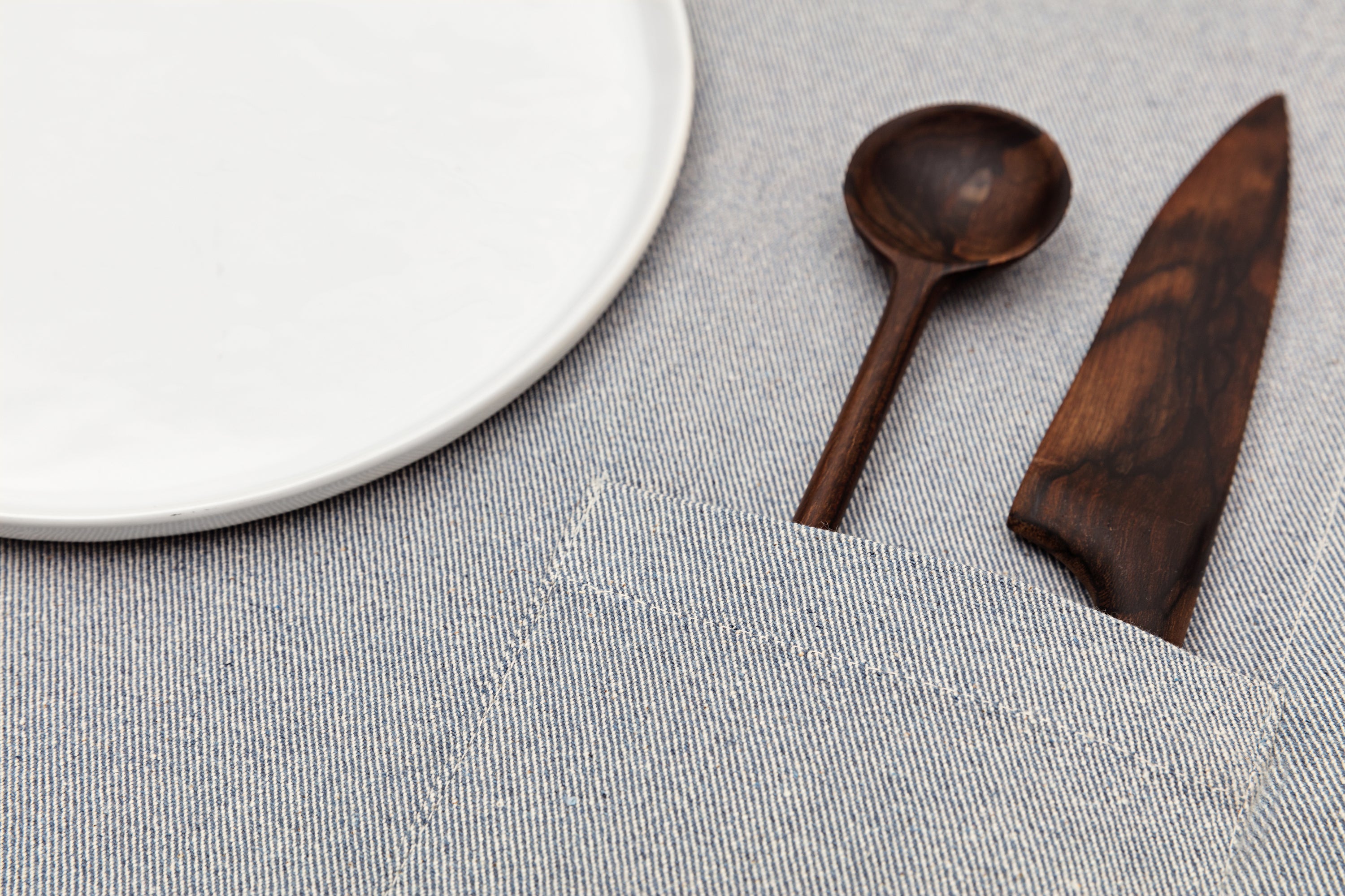 Placemats with Pocket, Set of 4 - Denim