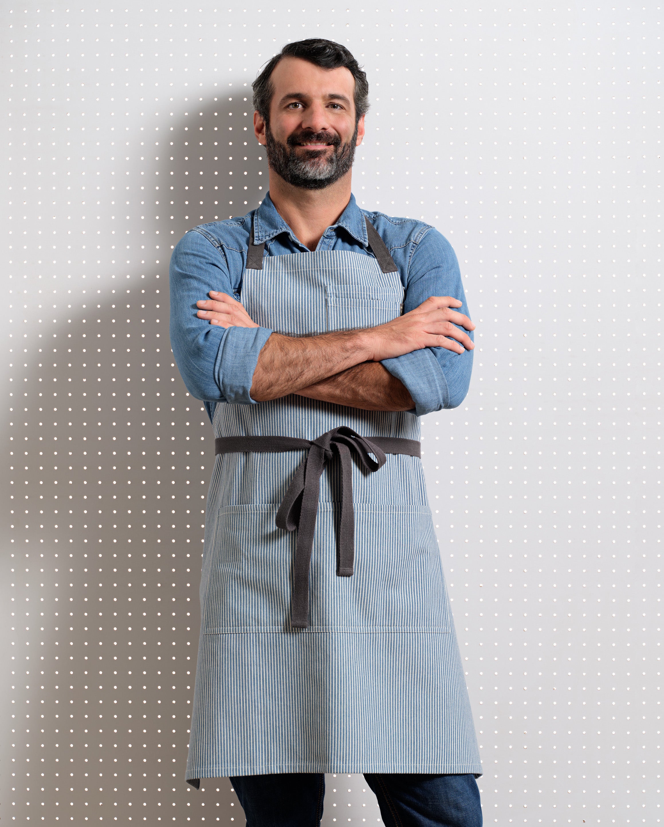 Bib Apron with Pockets