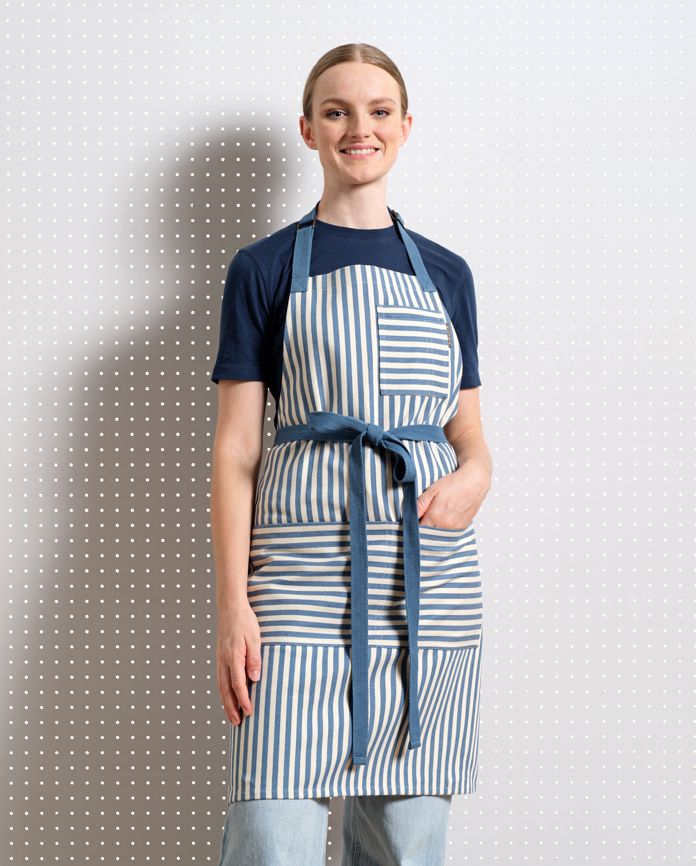 Bib Apron with Pockets