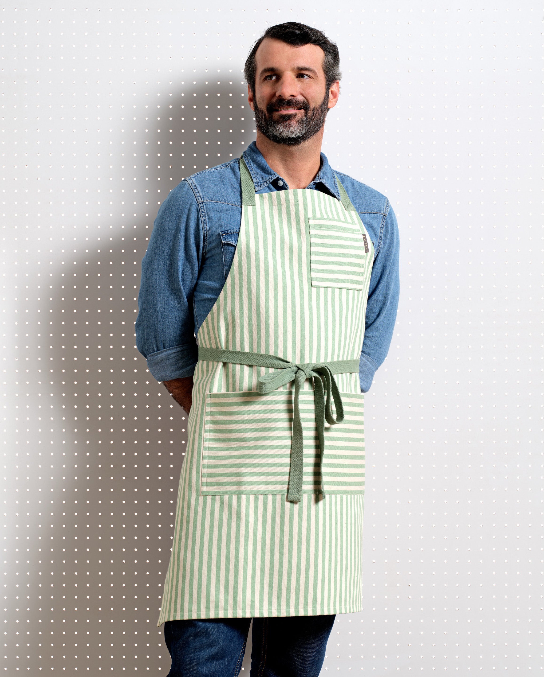 Bib Apron with Pockets