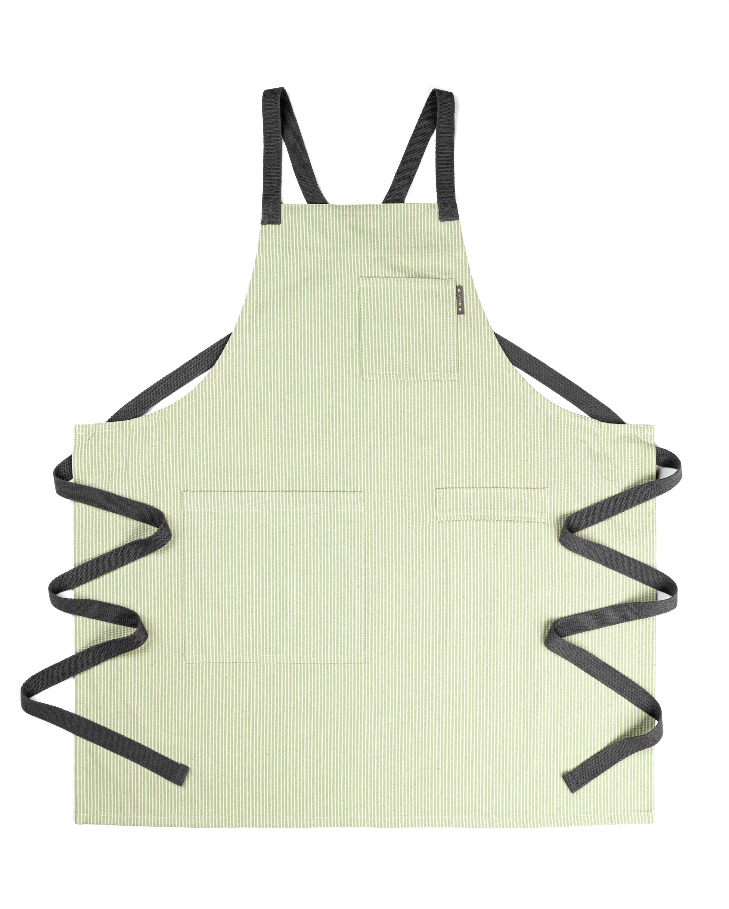 Crossback Apron with Pockets - Gardening & Serving Apron