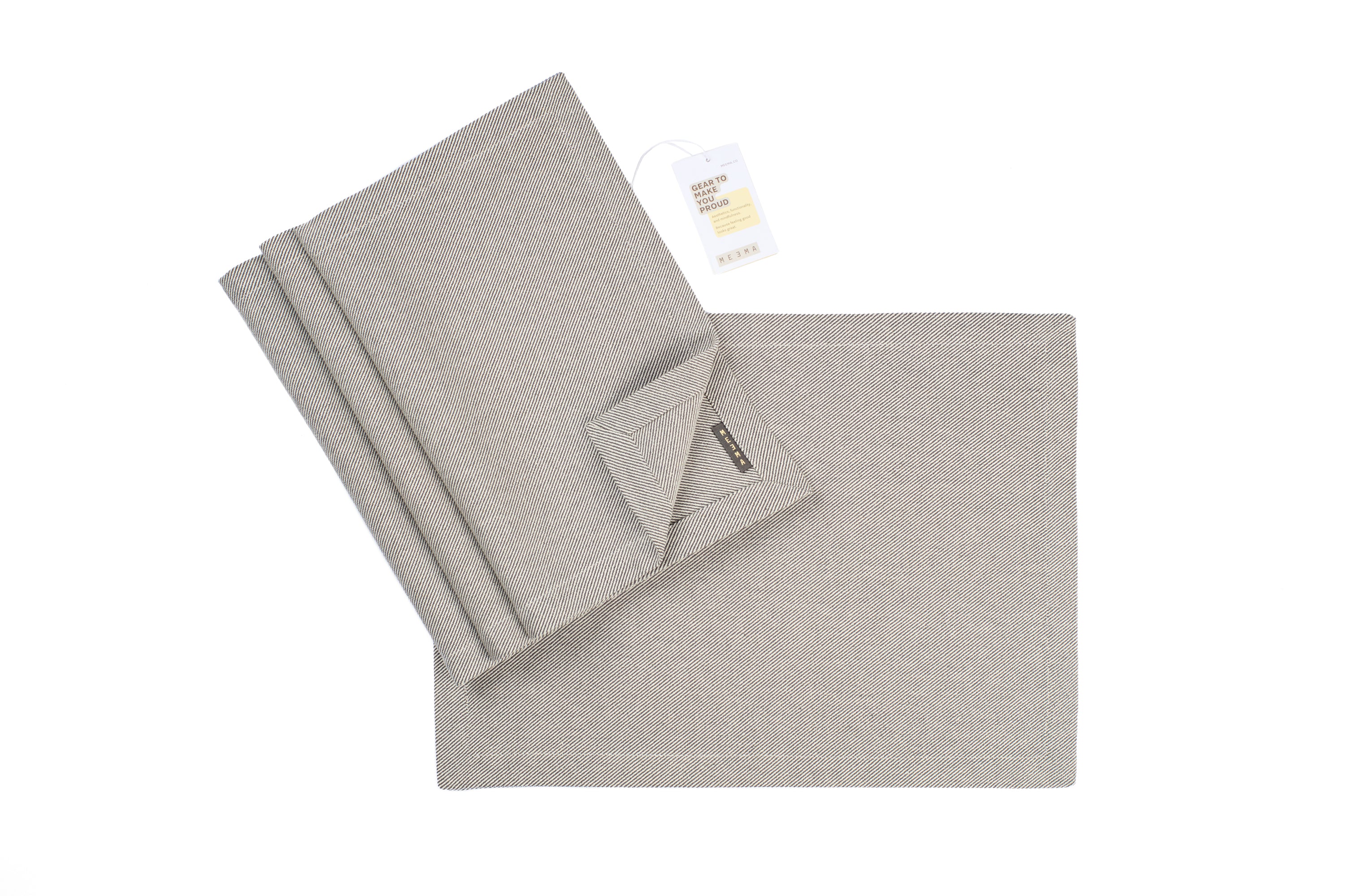 Cloth Placemats with Pockets, Cotton Fabric Plate Mat, Table Place Mats