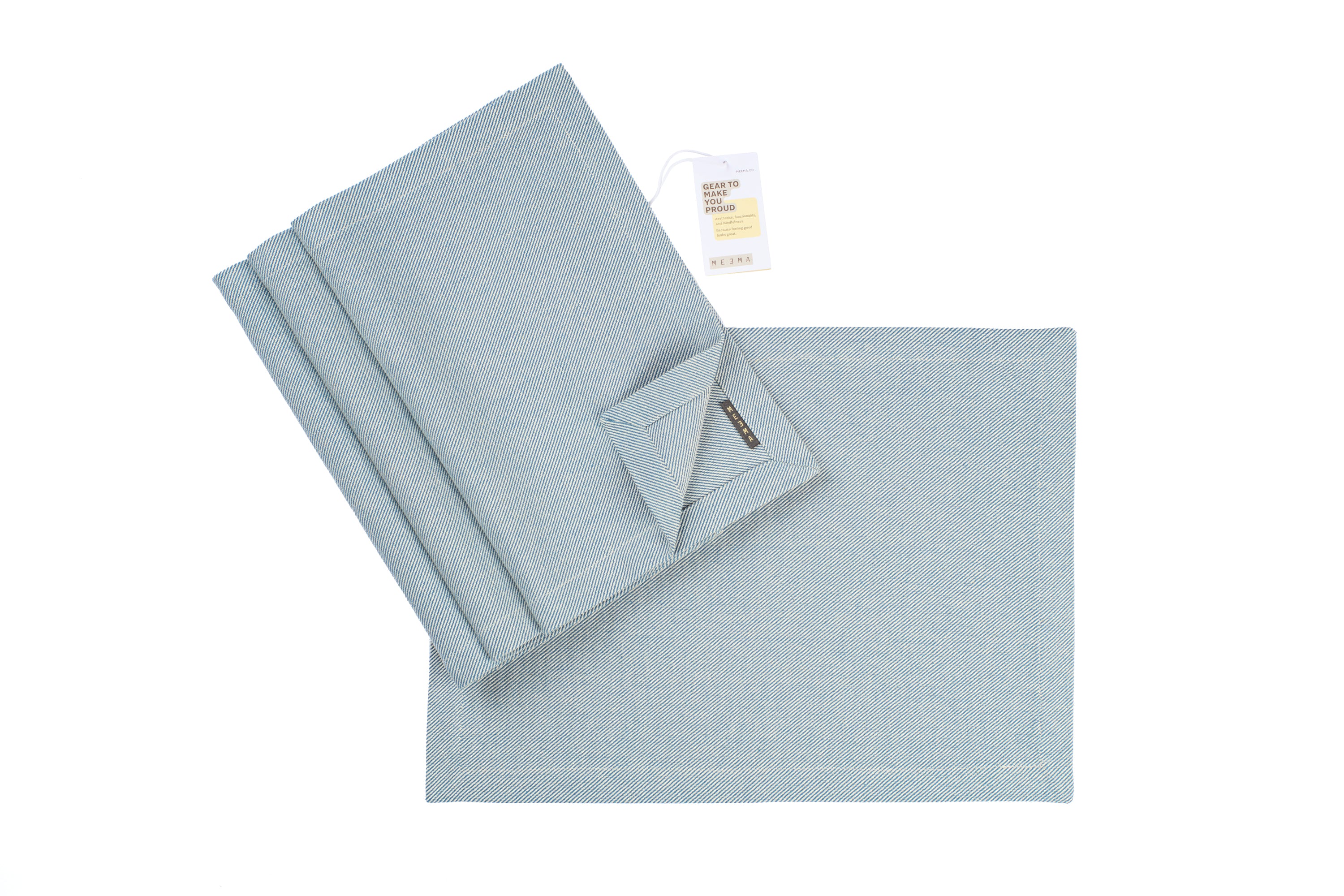 Cloth Placemats with Pockets, Cotton Fabric Plate Mat, Table Place Mats