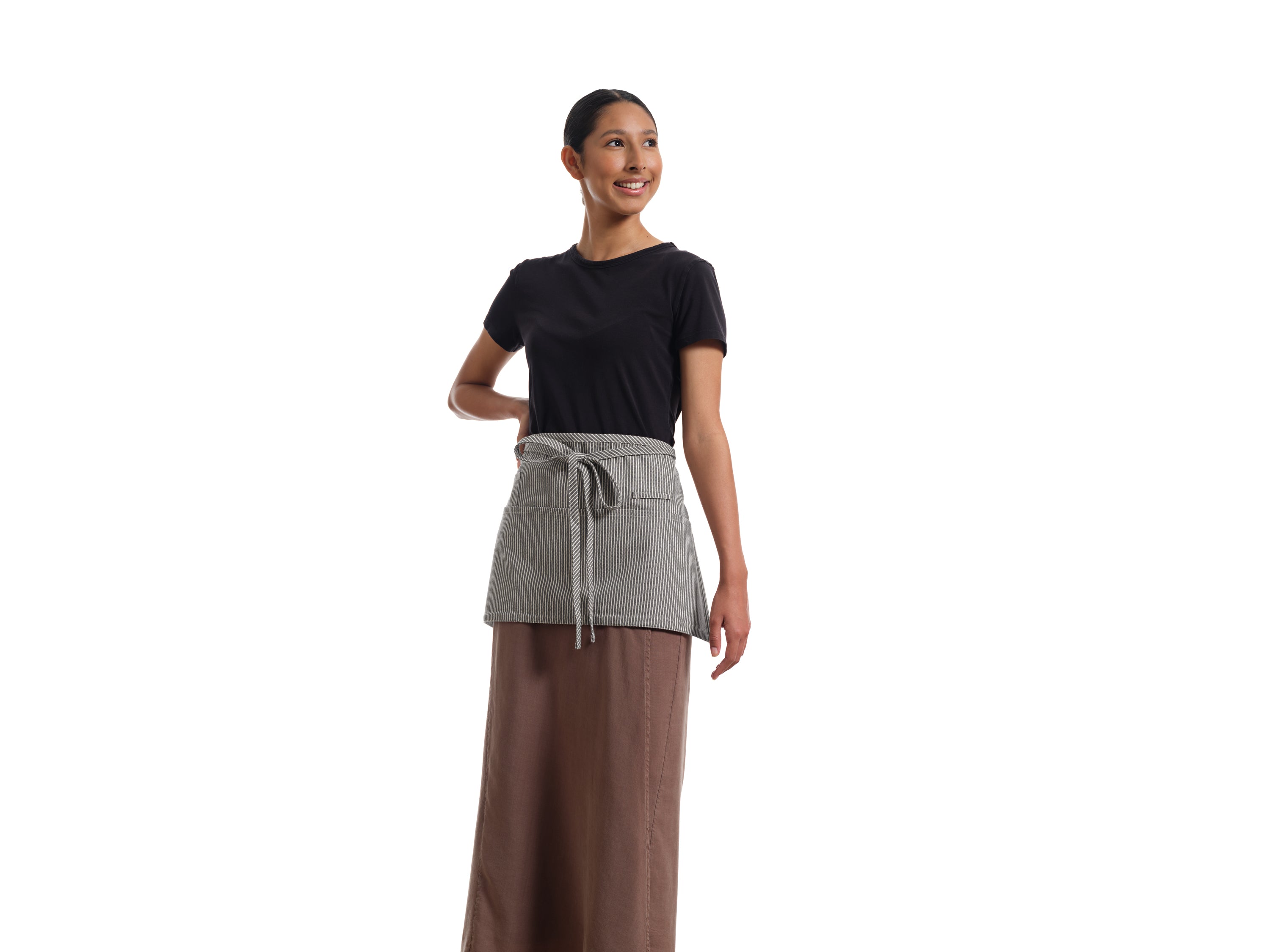 Waist Apron for Women and Men - Short Apron With 3 Pockets