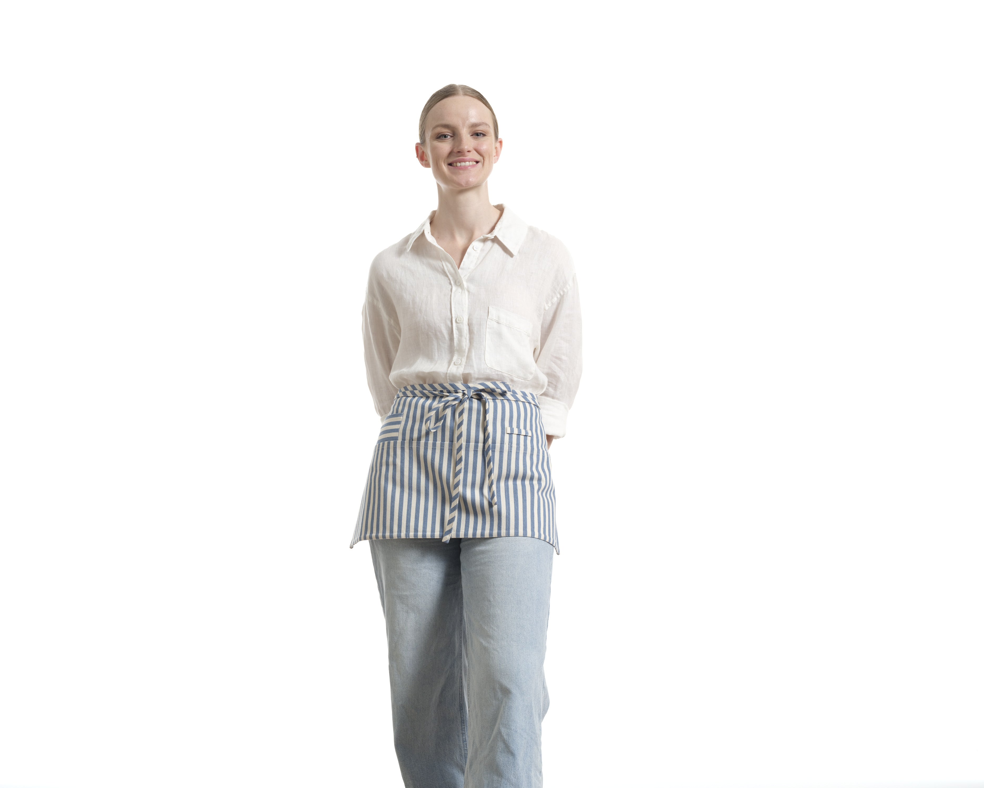 Waist Apron for Women and Men - Short Apron With 3 Pockets