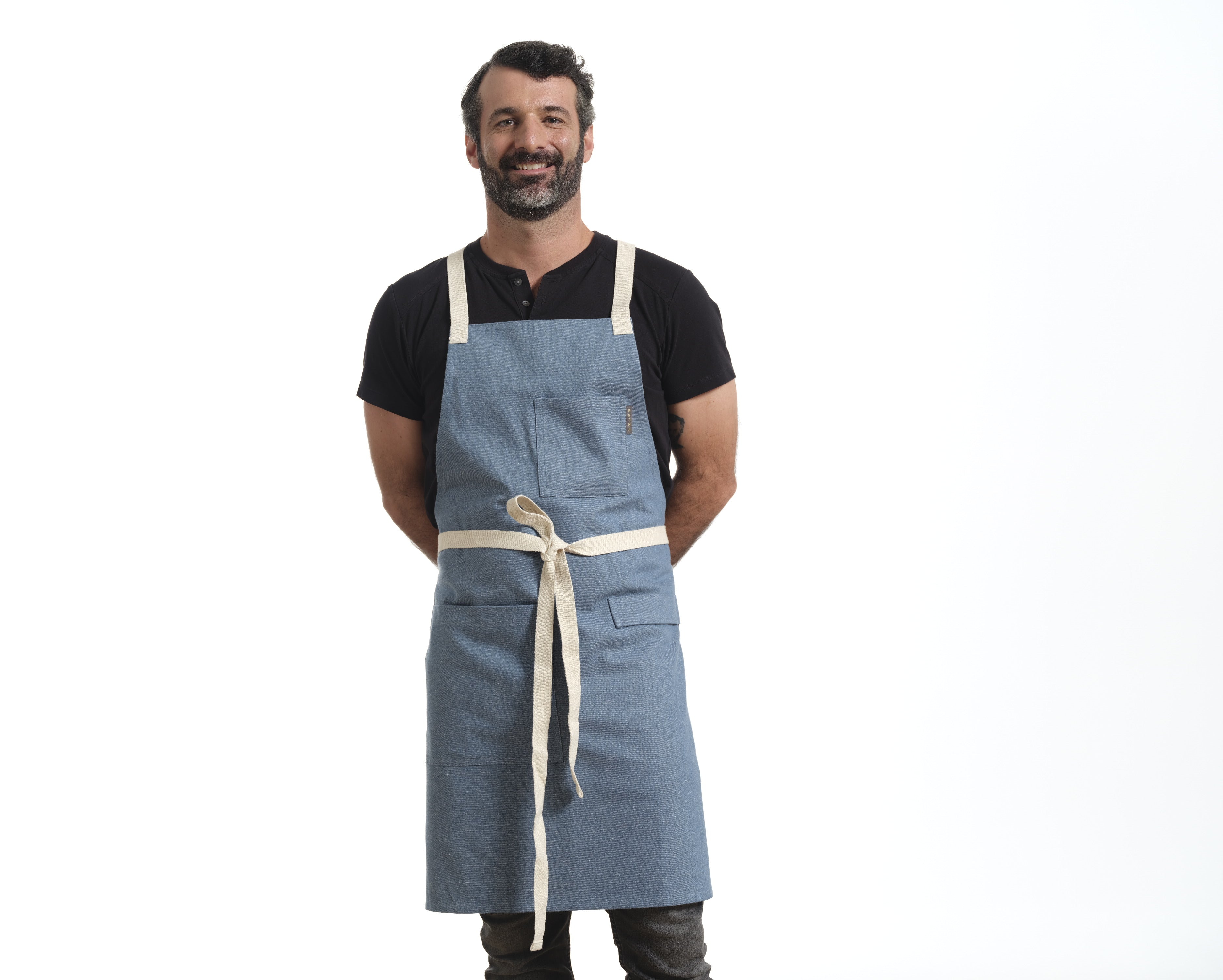 Crossback Apron with Pockets, Gardening Apron and Serving Aprons