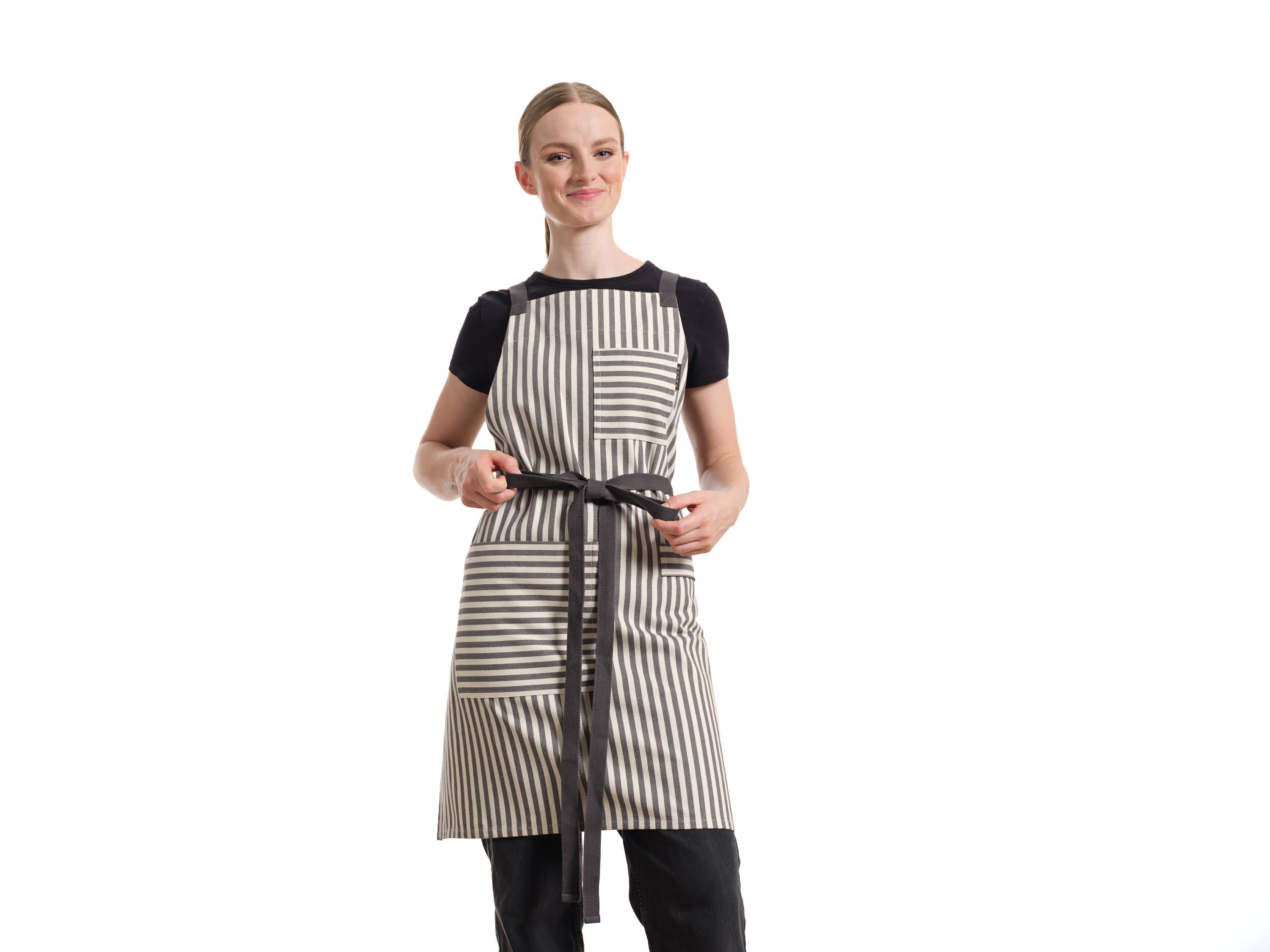 Crossback Apron with Pockets, Gardening Apron and Serving Aprons