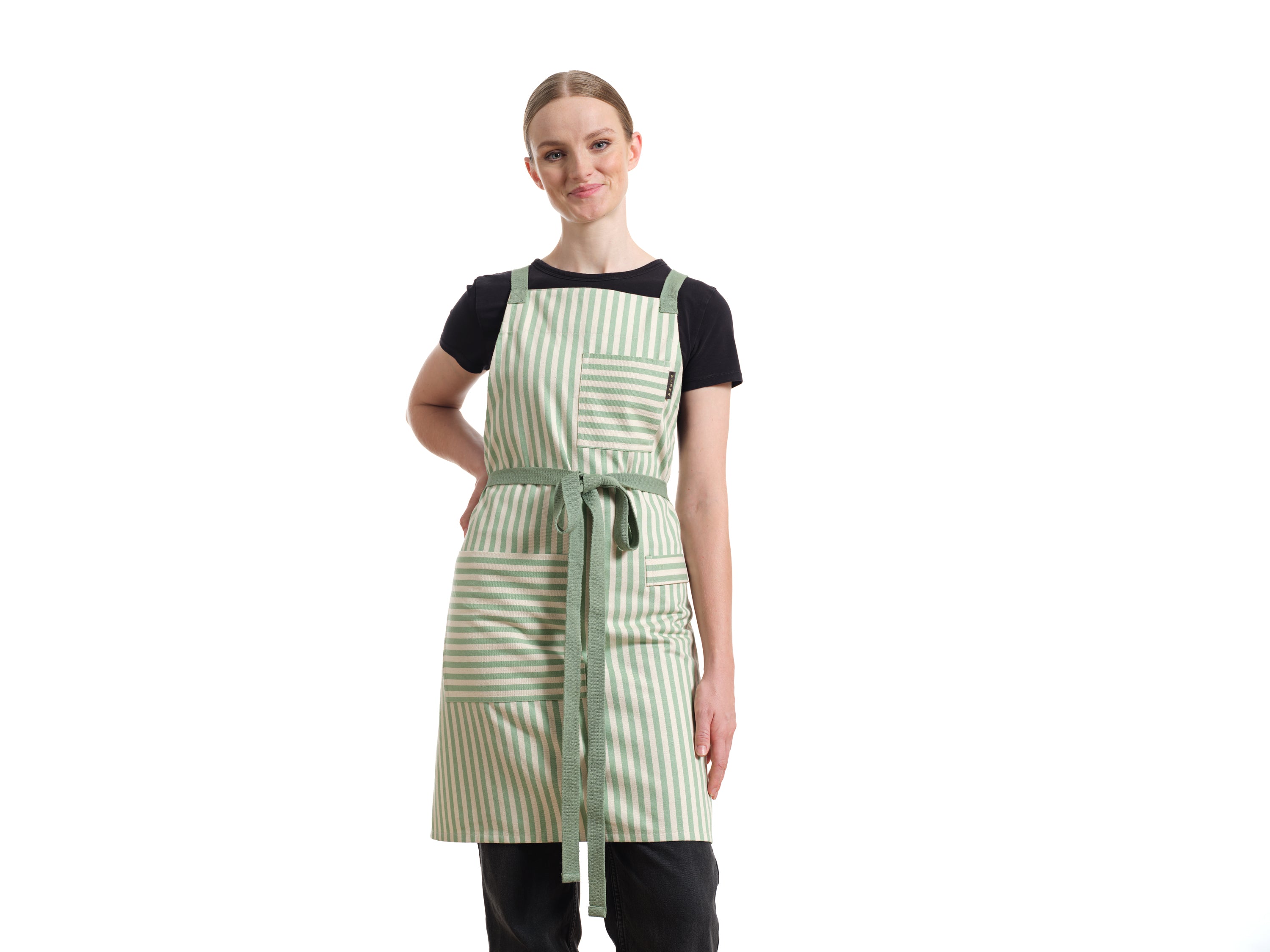 Crossback Apron with Pockets, Gardening Apron and Serving Aprons