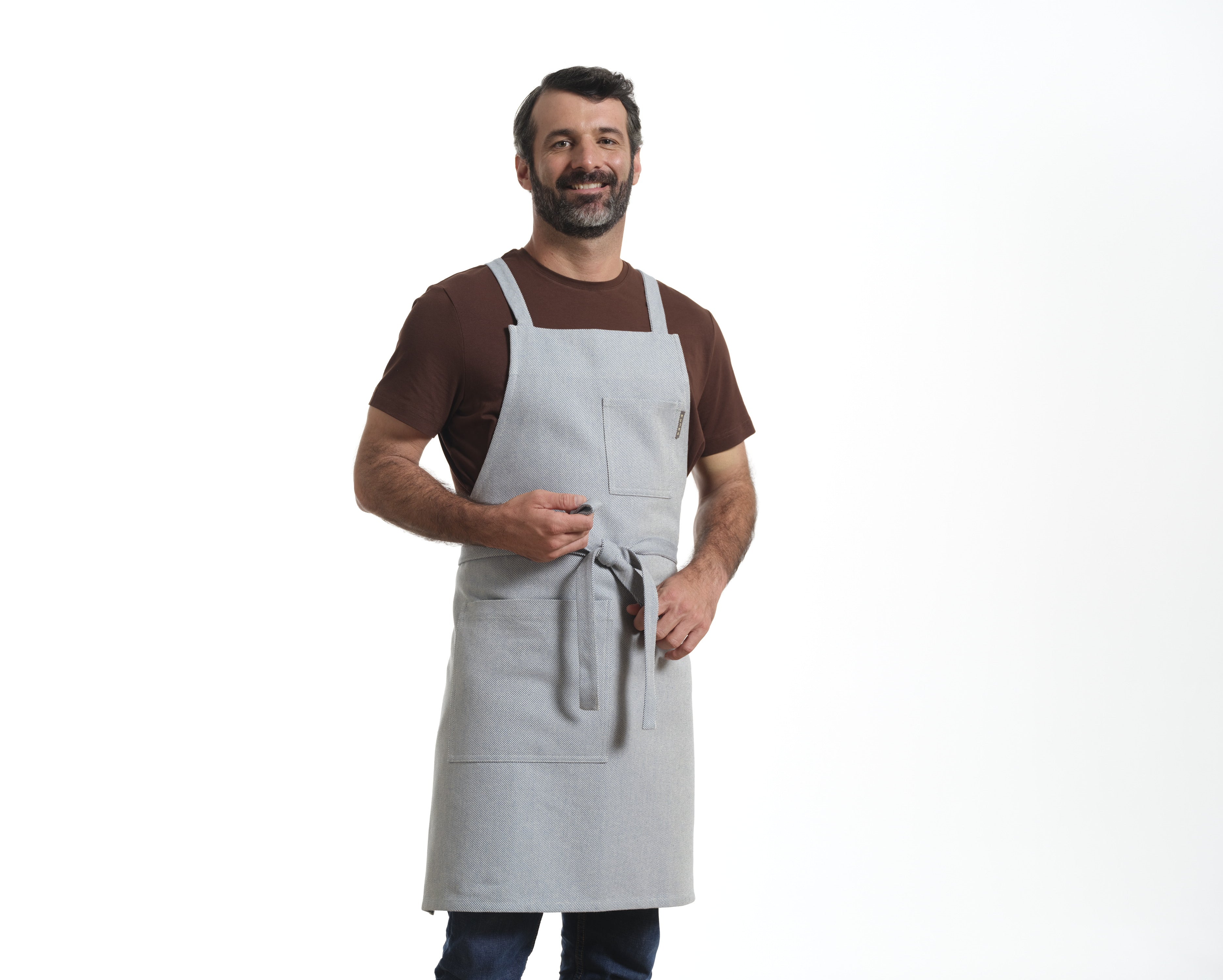 Crossback Apron with Pockets, Gardening Apron and Serving Aprons