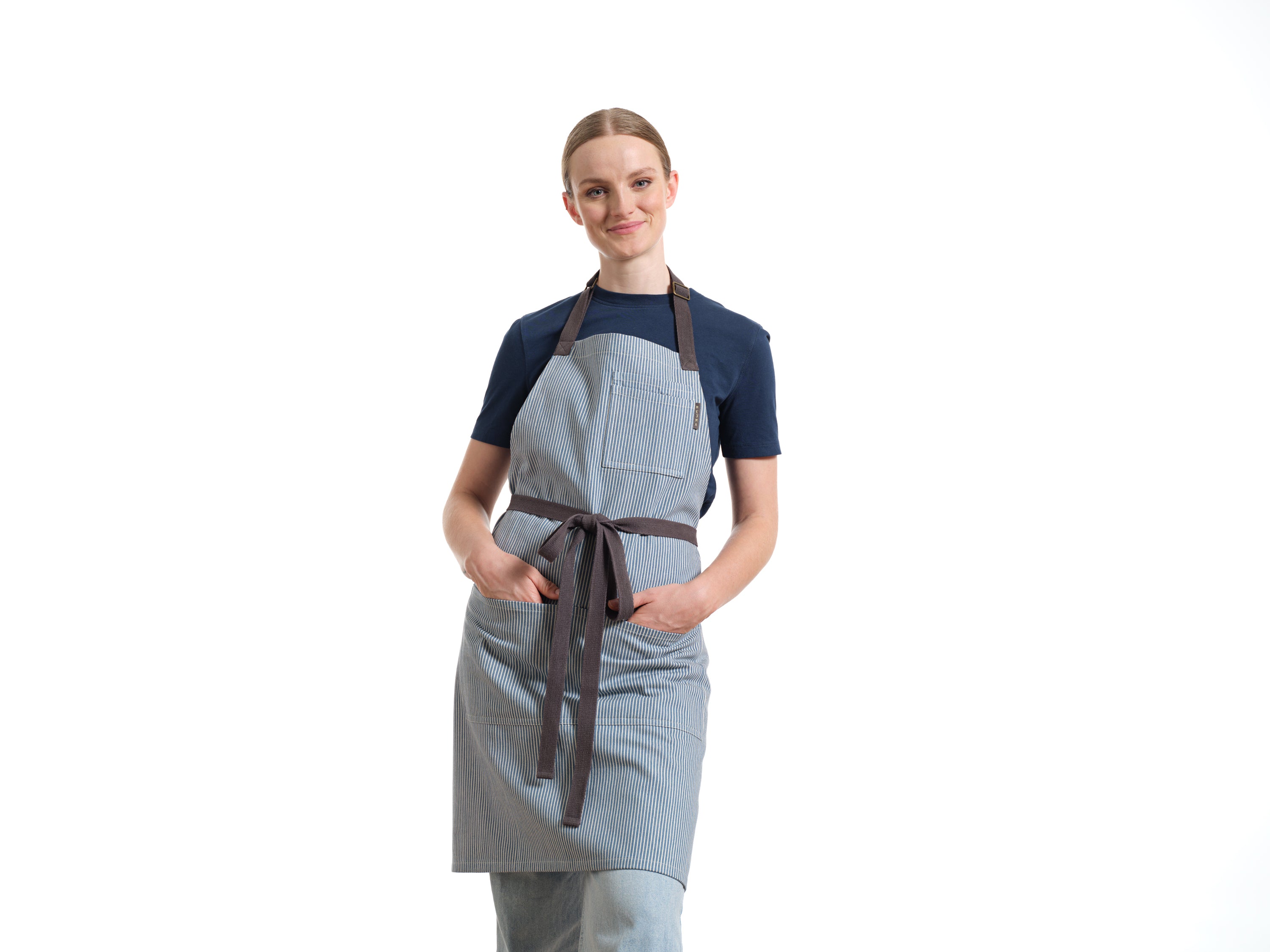 Bib Apron with Pockets, Cotton Apron for Women and Men