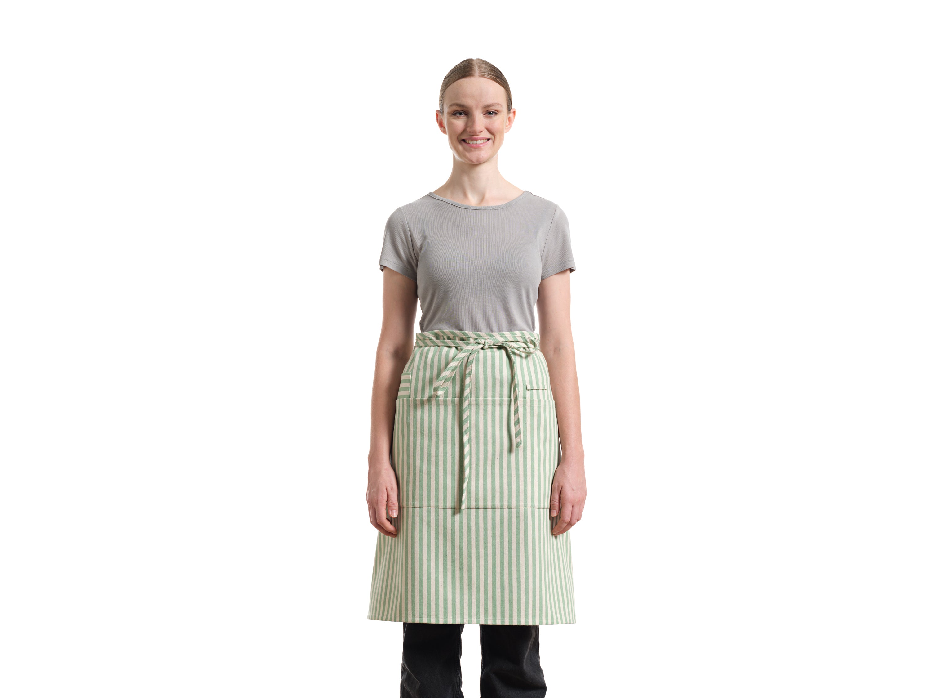 Bistro Apron with Pockets, Cotton Apron for Kitchen & Restaurant