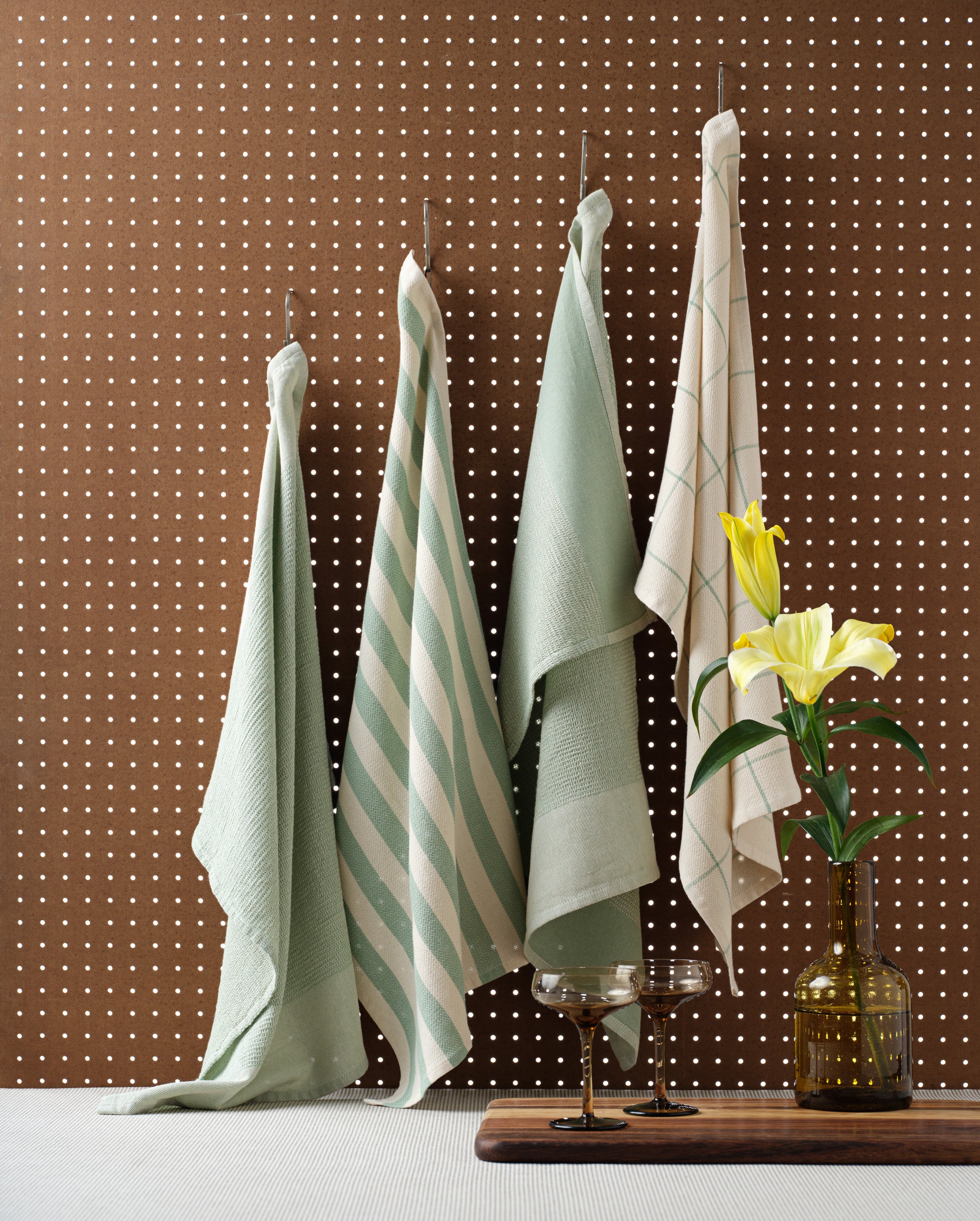 Cotton Kitchen Towels, Set of 4