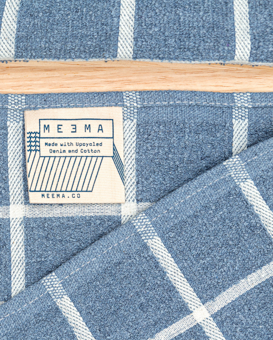 Kitchen Towels, Set of 4 and Set of 2 - Terry Denim Set