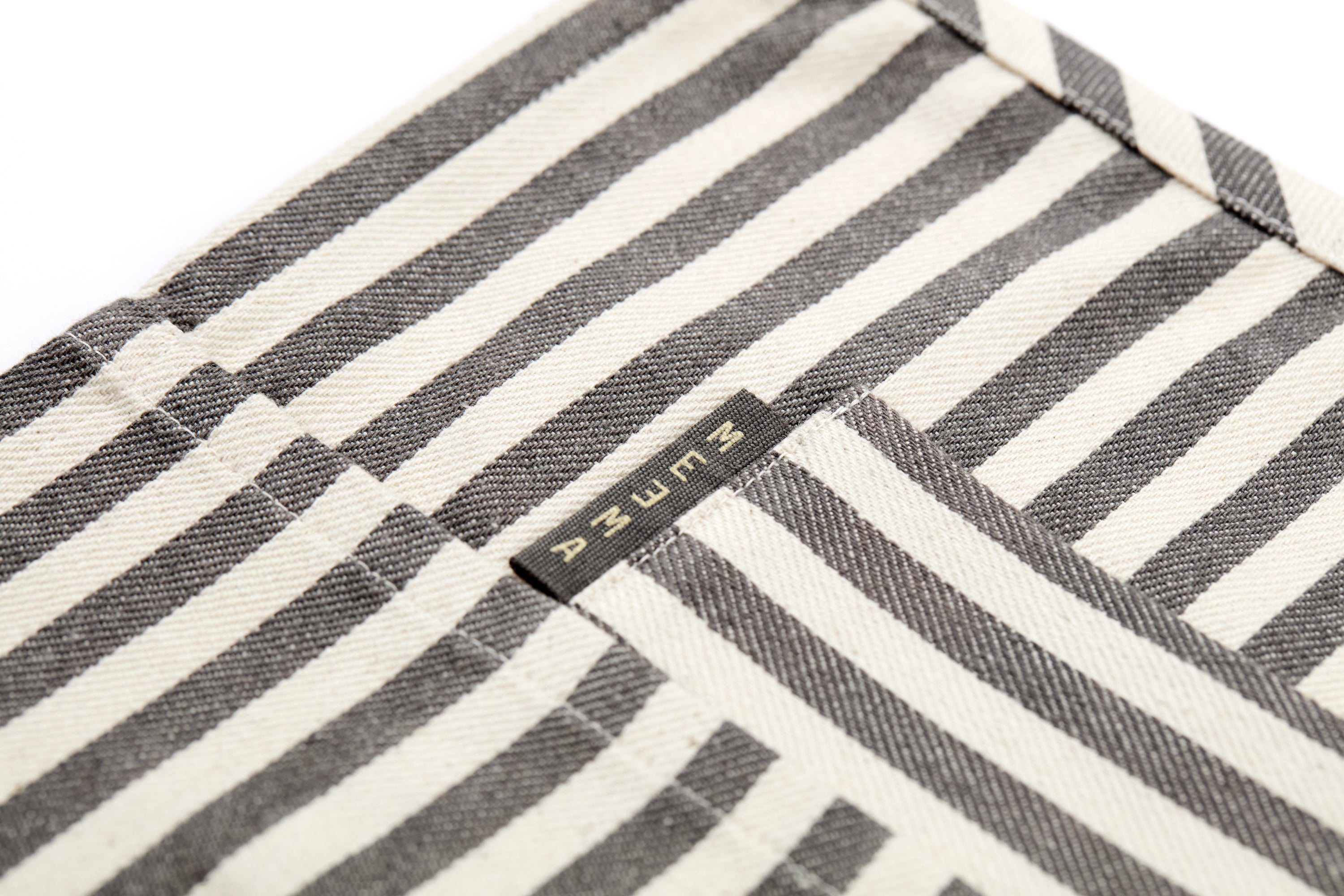 Waist Apron  - Striped Twill
